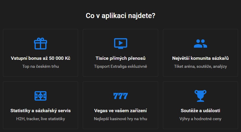 Tipsport aplikace ke stažení zdarma