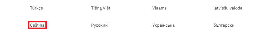 Binance Čeština