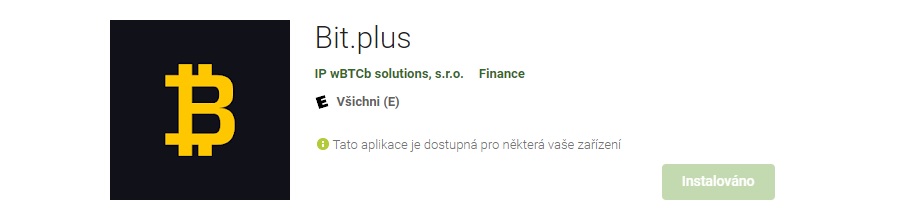 Bit.plus mobilní aplikace