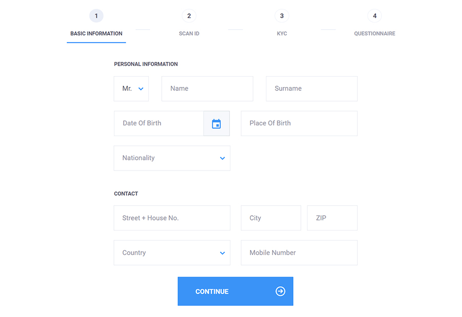 CoinMate - veritifikace - ověření účtu