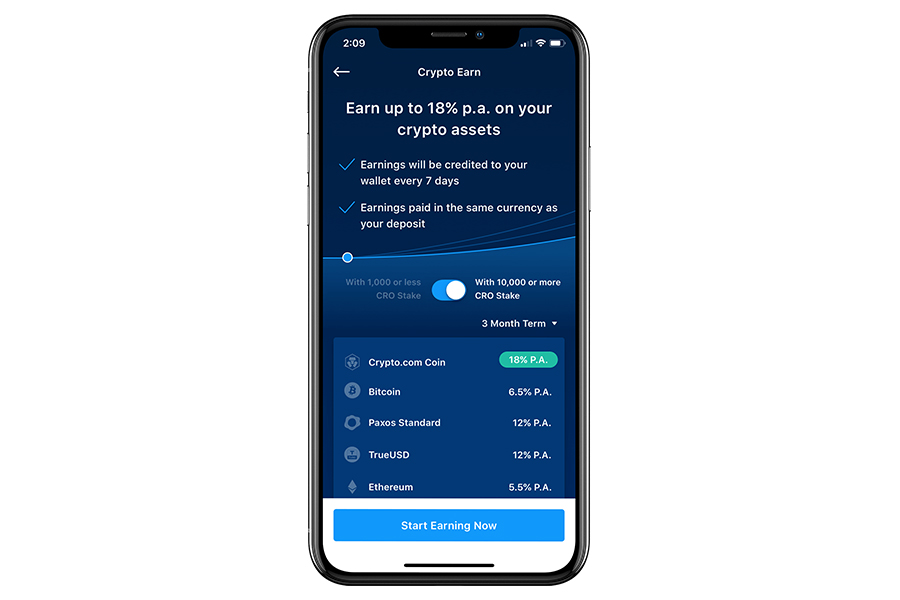 Crypto.com Earn