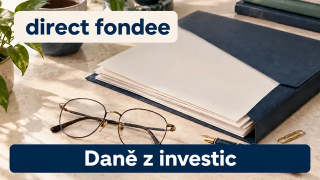 Direct Fondee: Daně z investic. Redakční ilustrace.