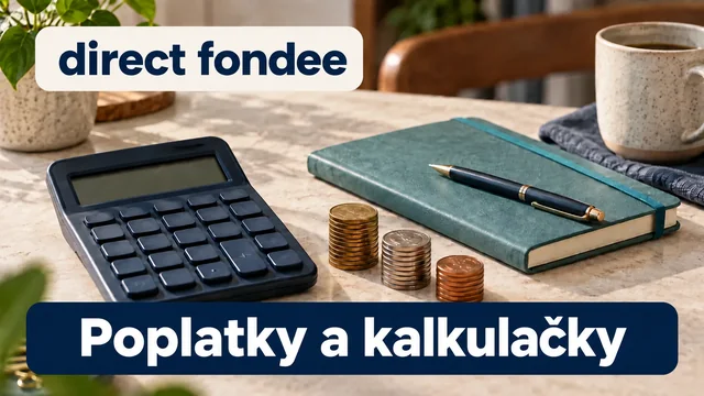 Direct Fondee: Poplatky a kalkulačky. Redakční ilustrace.