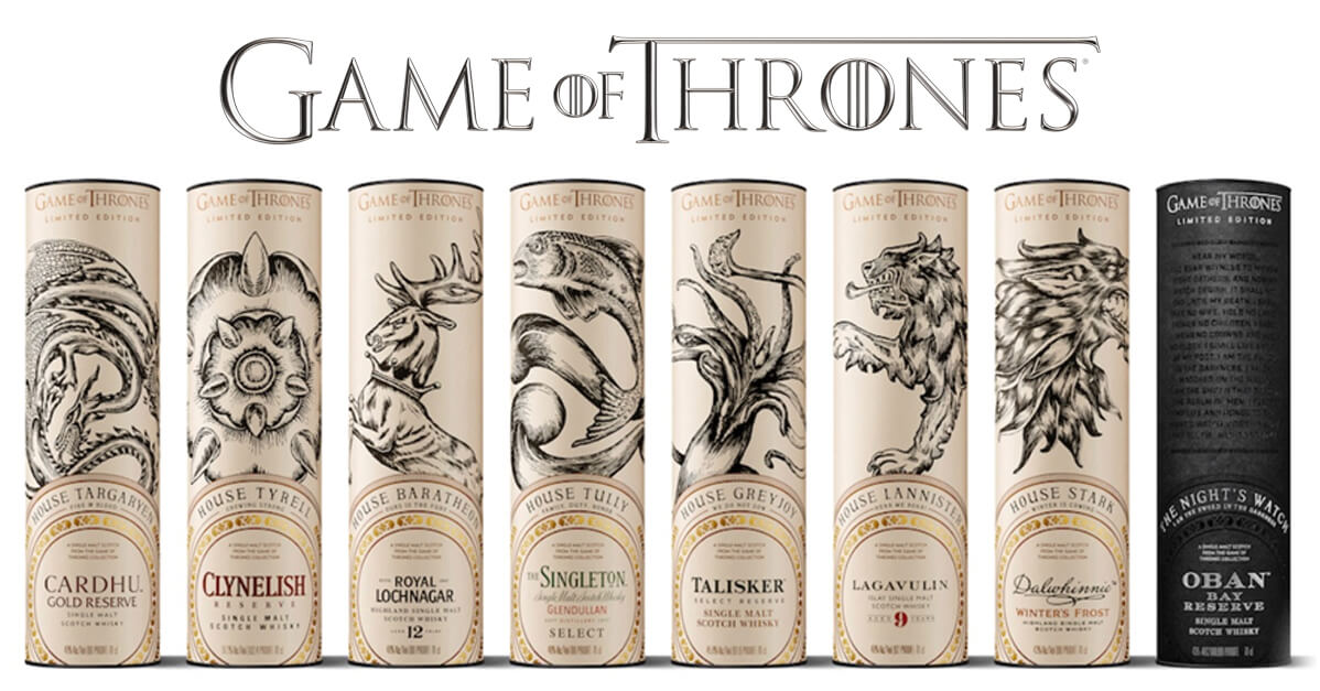 Game of Thrones whisky set