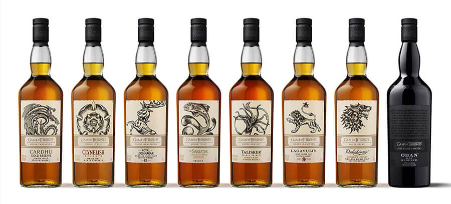 Game of Thrones whisky collection