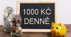 Jak vydělat 1000 Kč denně