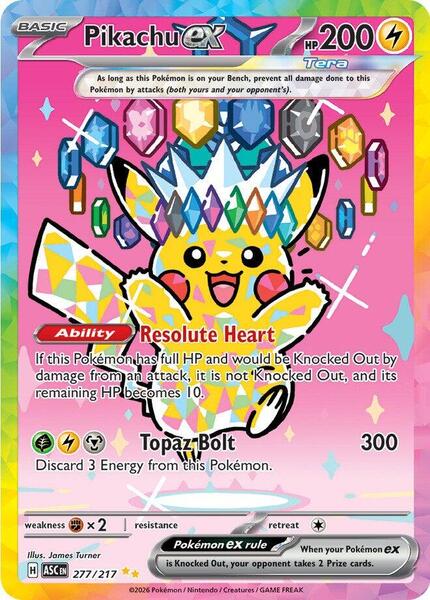 Pikachu ex Ascended Heroes