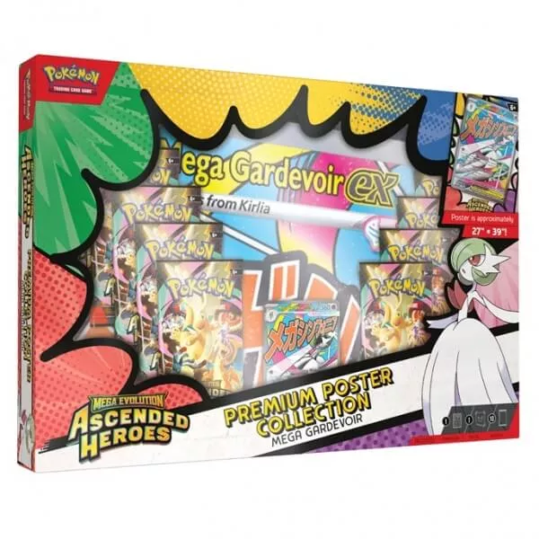 Pokémon Ascended Heroes Premium Poster Collection Mega Gardevoir