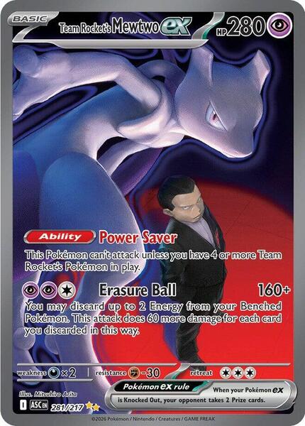 Team Rocket's Mewtwo ex Ascended Heroes
