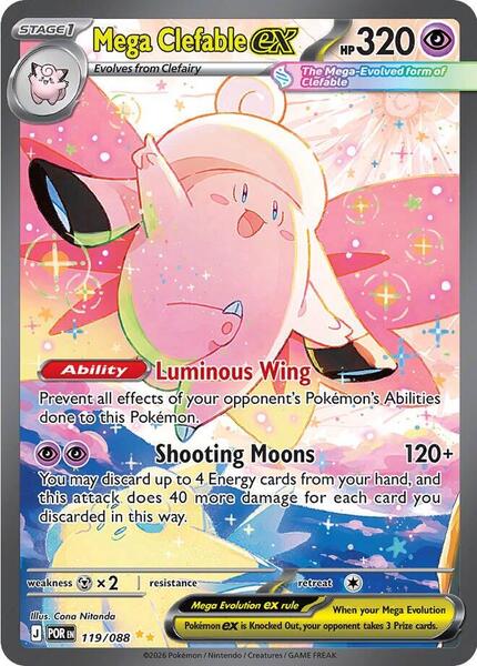 Mega Clefable ex Perfect Order