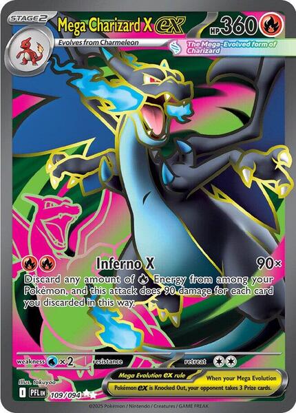 Mega Charizard X ex ultra rare Phantasmal Flames