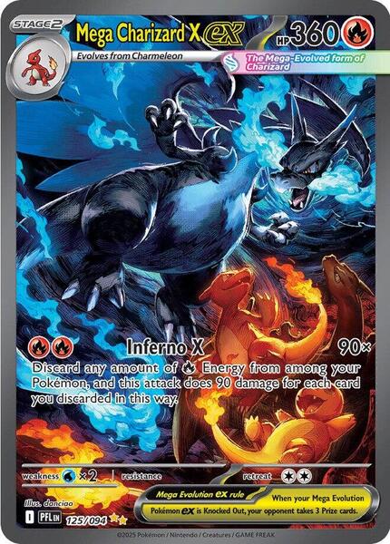 Mega Charizard X ex Phantasmal Flames