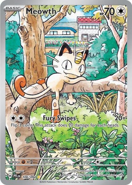 Meowth Phantasmal Flames