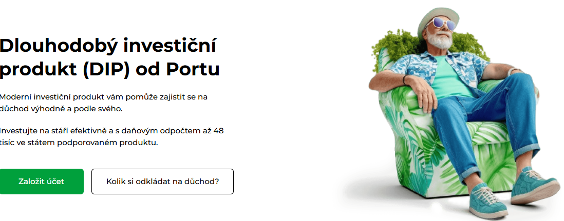 Oficiální představení dlouhodobého investičního produktu DIP od Portu s daňovým odpočtem až 48 tisíc Kč