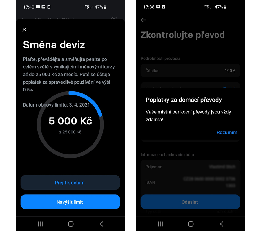 Revolut směna deviz a domácí převody zdarma